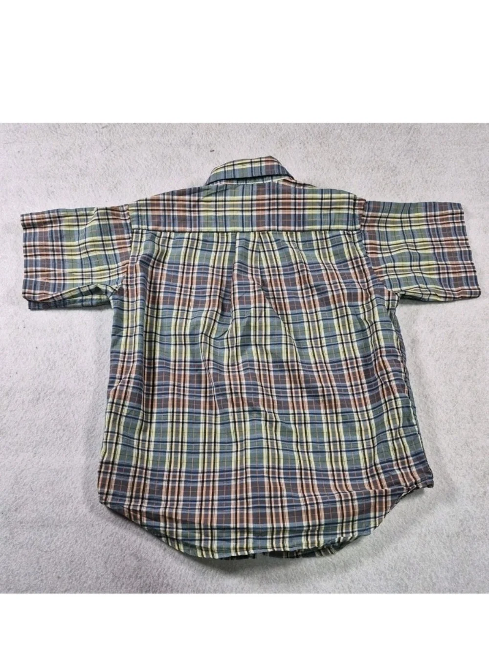 Ralph Lauren Boys/Toddler Plaid Shirt Size 6 Short Sleeve Button Down Classic
